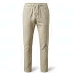 COTTON AND LINEN PANTS