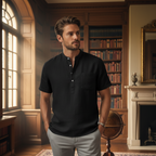 LINEN SHIRT (SHORTSLEEVE)