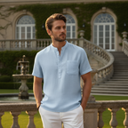 LINEN SHIRT (SHORTSLEEVE)