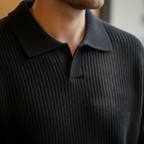 PREMIUM KNIT POLO SWEATER