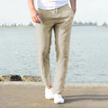 COTTON AND LINEN PANTS
