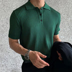 PREMIUM KNIT POLO SHIRT WITH COLLAR
