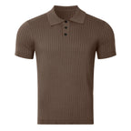 PREMIUM KNIT POLO SHIRT WITH COLLAR