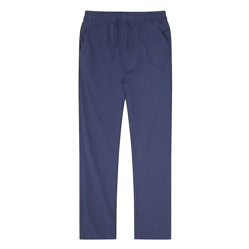 COTTON AND LINEN PANTS