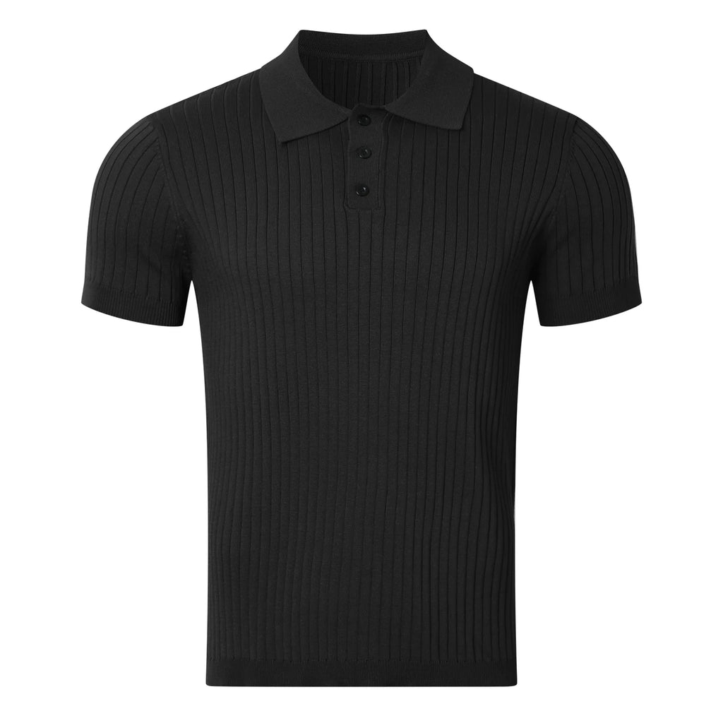 PREMIUM KNIT POLO SHIRT WITH COLLAR