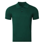 PREMIUM KNIT POLO SHIRT WITH COLLAR