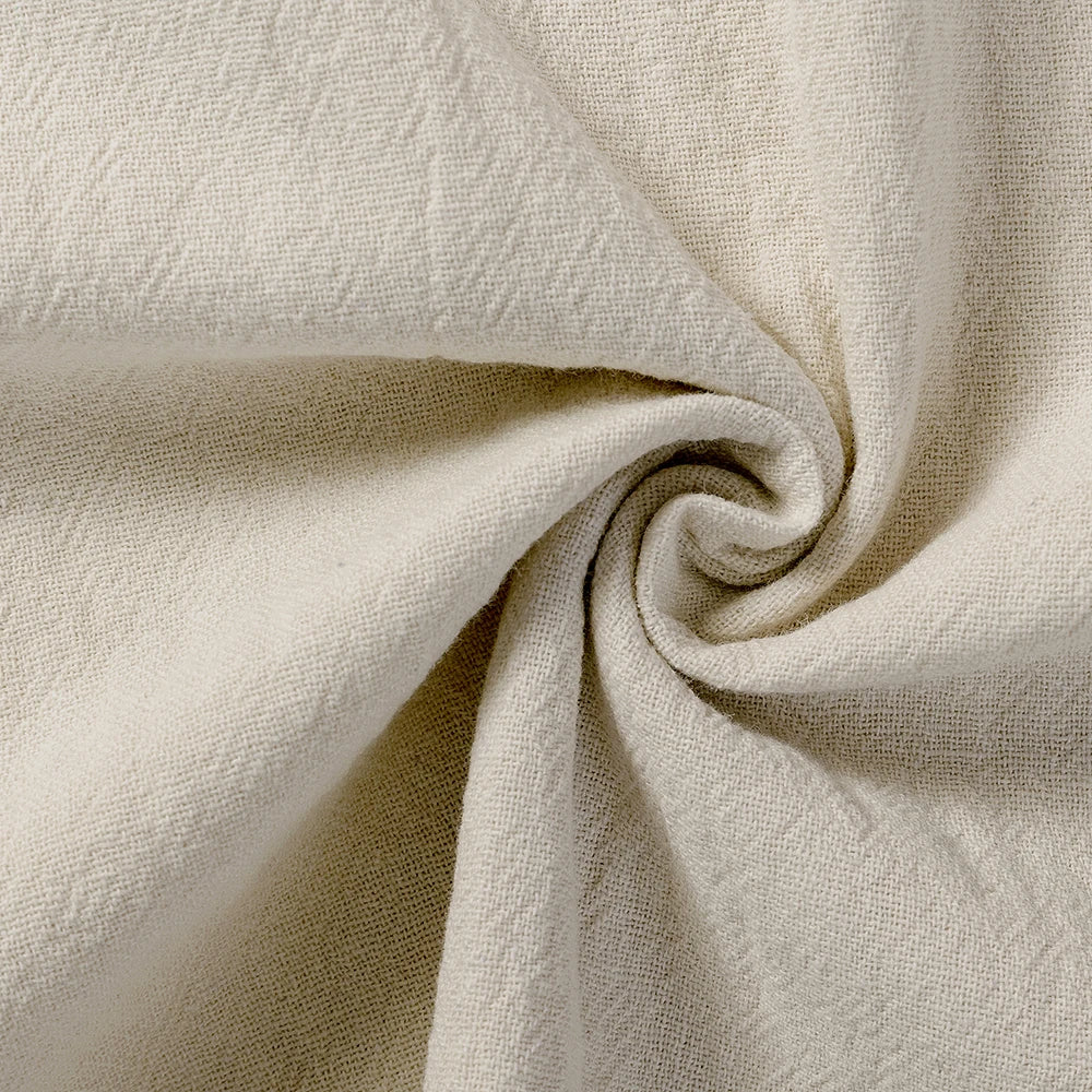 COTTON AND LINEN PANTS
