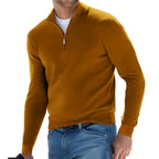 PREMIUM SWEATER WITH A HALF ZIPPER